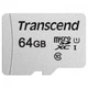 Карта памяти Transcend 64GB microSDXC class 10 UHS-I U1 (TS64GUSD300S-A) - изображение 2