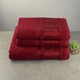Набор полотенец для ванны 3шт GM Textile 50х90см, 50х90см, 70х140см BambooN 450г/м2 (Красный) - изображение 1