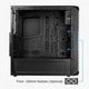 Корпус AEROCOOL SI-5200 RGB BG Black без БП - изображение 2