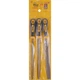 Напильники по металлу MASTERTOOL GM 3 шт, 200 мм, плоский/круглый/трёхгранный (06-0210) - изображение 2