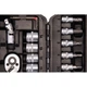 Набор насадок торцевых MASTERTOOL GM CrV 1/4” 4-14 мм,трещотка 72Т, 46 шт, кейс (78-2047) - изображение 5