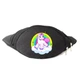 Сумка Бананка Єдиноріг 0043 (Unicorn) на пояс Cappuccino EDN 0043 black чорний - зображення 1