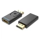 Адаптер Vention DisplayPort - HDMI 1080P 60Hz Чорний (HBKB0) - зображення 1