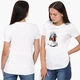 Футболка женская Меган Фокс (Megan Fox) (8976-1203) L Белая - изображение 4