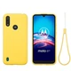 Силіконовий (TPU) чохол Deexe Silicone Case для Motorola Moto E6S / Moto E6i - Yellow - зображення 2