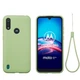 Захисний чохол Deexe Silicone Case для Motorola Moto E6S / Moto E6i - Green - зображення 2