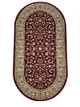 Классический ковер с иранским дизайном Iranian Star 1,2х1,8 м. Овал RED 2661A - изображение 1
