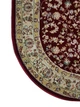 Классический ковер с иранским дизайном Iranian Star 1,2х1,8 м. Овал RED 2661A - изображение 3