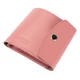 Женский кожаный кошелек маленький на кнопке Handycover HC0062 розовый - изображение 2