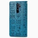 Чехол Embossed Cat and Dog для Xiaomi Redmi Note 8 Pro книжка кожа PU Blue - зображення 4