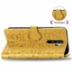 Чохол Embossed Cat and Dog для Xiaomi Redmi Note 8 Pro книжка шкіра PU Yellow - зображення 5