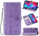Чехол Embossed Cat and Dog для Xiaomi Redmi 7 книжка кожа PU Purple - изображение 1