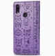 Чехол Embossed Cat and Dog для Xiaomi Redmi 7 книжка кожа PU Purple - изображение 3