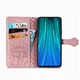 Чехол Embossed Cat and Dog для Xiaomi Redmi Note 8 Pro книжка кожа PU Rose-Gold - изображение 2