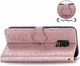 Чохол Embossed Cat and Dog для Xiaomi Redmi Note 9 Pro книжка шкіра PU Rose-Gold - зображення 6