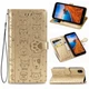 Чехол Embossed Cat and Dog для Xiaomi Redmi 7A книжка кожа PU Gold - изображение 1
