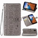 Чехол Embossed Cat and Dog для Xiaomi Redmi 7A книжка кожа PU Gray - изображение 1