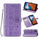 Чехол Embossed Cat and Dog для Xiaomi Redmi 7A книжка кожа PU Purple - изображение 1