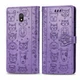 Чехол Embossed Cat and Dog для Xiaomi Redmi 8A книжка кожа PU Purple - изображение 2
