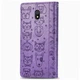 Чехол Embossed Cat and Dog для Xiaomi Redmi 8A книжка кожа PU Purple - изображение 4