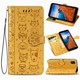 Чехол Embossed Cat and Dog для Xiaomi Redmi 7A книжка кожа PU Yellow - изображение 1