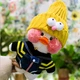 М'яка іграшка качка "Сafe-mimi duck" в светрі і жовтої шапці, 30 див. - зображення 1