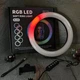 Селфи-лампа LED кольцевая 26см Voltronic MJ26 RGB + штатив - изображение 6