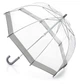 Дитяча парасолька-тростина прозора Fulton Funbrella-2 C603 Silver (Срібний) - зображення 1