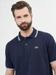 Поло Lacoste PH2384-525 M (T4) Navy blue/White (3665926015667) - изображение 4