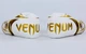 Перчатки для бокса и единоборств Venum Heroe PU 8352 White-Gold 8 унций - изображение 3