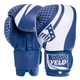 Рукавички для боксу та єдиноборств шкіряні VELO Champ VL-2224 Blue-White 14 унцій - зображення 1