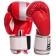 Перчатки для бокса и единоборств кожаные YOKKAO Heroe YK016 Red-Silver-White 14 унций - изображение 2