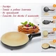 Блинница Sinbo SP 5208 Crepe Maker, компактная и практичная модель для приготовления вкусных домашних блинов - изображение 4