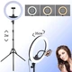 Кольцевая LED лампа Ring Light 35 см + Штатив 2м. (ZB-R14) набор блогера - изображение 1