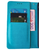 Чехол Fiji Leather для Samsung Galaxy S21 Ultra (G998) книжка с визитницей голубой - изображение 2