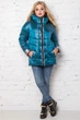 Куртка Miorichi Hanna 50 Бірюза з сріблом (01024-green50) - зображення 1