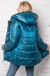 Куртка Miorichi Hanna 50 Бірюза з сріблом (01024-green50) - зображення 6