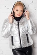 Куртка Miorichi Ассоль-2 46 Серебро с черным (01023-grey46) - изображение 3