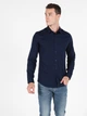 Рубашка хлопковая мужская Colin's CL1041350DNV XS Dark Navy - изображение 3