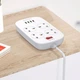 Сетевой удлинитель фильтр Ldnio SC4407, 4 Розетки + 4 USB с функцией быстрой зарядки, 2 М, Сечение 3х0,75мм White (SC4407) - изображение 3