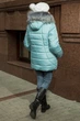 Зимняя куртка Miorichi Kristina 44 Бирюзовый (01022-g-green44) - изображение 4