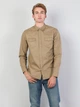 Рубашка хлопковая мужская Colin's CL1046446CML XS Camel - изображение 4