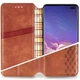 Чохол книжка GETMAN Cubic (PU) на Xiaomi Redmi Note 9s / Note 9 Pro / Note 9 Pro Max Коричневий - зображення 6