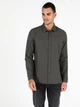 Рубашка хлопковая мужская Colin's CL1050122KHA S Khaki - изображение 3