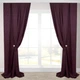 Шторы Adagio Windows Decor однотонные Манчестер в пурпурно-фиолетовом цвете 150х290см (2шторы) - изображение 1