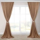 Шторы Adagio Windows Decor Манчестер 150х290 см Коричневые - изображение 1