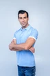 Футболка поло TvoePolo однотонне XS Блакитне (5718-22xs) - зображення 2