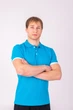 Футболка поло мужская TvoePolo однотонное XL Бирюзовое (5718-08xl) - изображение 3