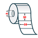 Термоэтикетка PRINTSCAN 58/30мм термоэко 1000 этикеток прямоугольная 1 рулон белая (10204) - изображение 2