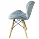 Стул JUMI Scandinavian Design (велюр) blue - изображение 4